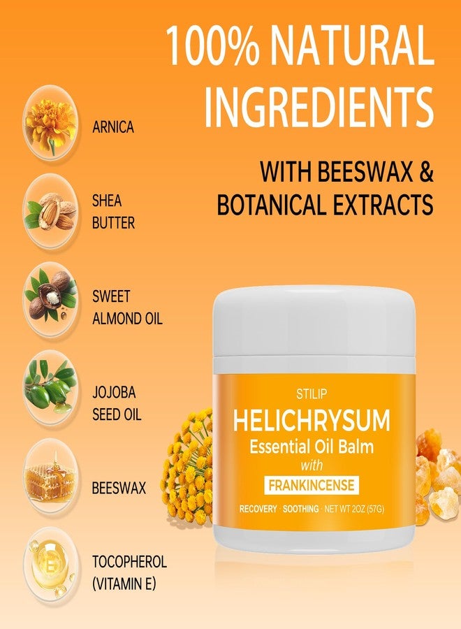 STILIP Helichrysum Balm with Frankincense Essential Oil – Natural Repair & Renewal Face Cream – Soothes Redness, Fades Scars & Smooths Fine Lines – Deep Moisturizing Anti-Aging Moisturizer– 2oz - Image 5